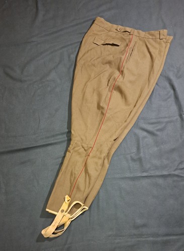 ORIGINAL Soviet Red Army and Police Officer Breeches Raspberry Green Blue Facing - Picture 14 of 24
