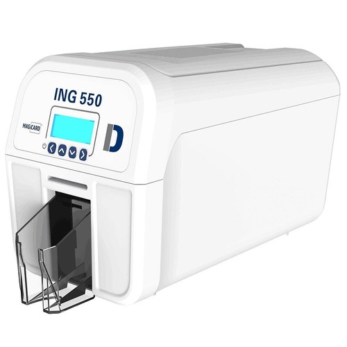 Magicard ING550 ID Card Printer Package with 250 PVC Plastic Cards Package NEW - Picture 5 of 6