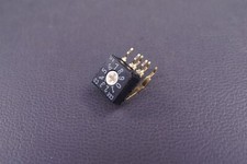 CD10RM0AB C&K DIP Switch Flush Screwdriver 10 Pos 8 x 8mm Thru Hole Right Angle