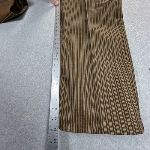 Vintage 90s WAH Maker Striped Frontier Pants Mens 42 (40x28) Western Buckle Back - Picture 6 of 13
