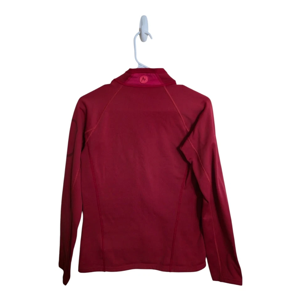 Marmot Jacket Women S Red Stretch Fleece Gorpcore Camping Athleisure Trail 89560 - Image 2 of 4