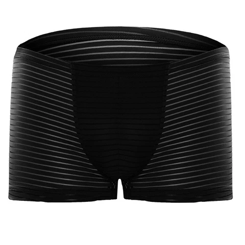Herren Eis Seide Höschen Netz Unterwäsche nahtlos Boxershorts atmungsaktiv ultradünn - Bild 14 von 18