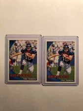 (2) 2010 Topps Tim Tebow Rookie Cards RC #440 Broncos