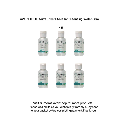 AVON TRUE NutraEffects Micellar Reinigungswasser 50ml Pick Menge ~ Kostenlose P&P ~ VERKAUF! - Bild 7 von 11