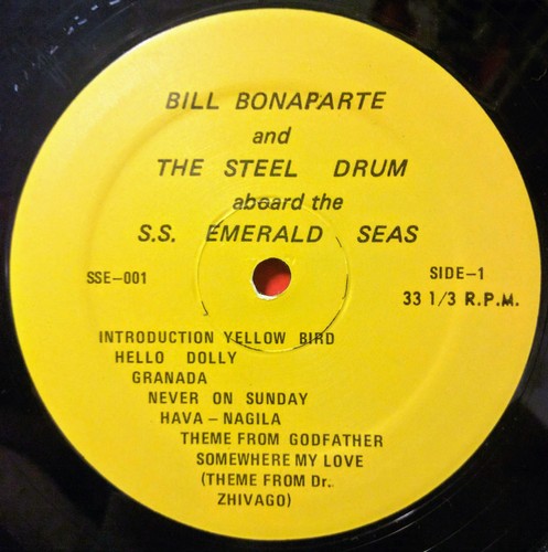 Bill Bonaparte And The Steel Drum, ESL-001, Signed Private LP, VG/VG+/NM - Bild 4 von 6