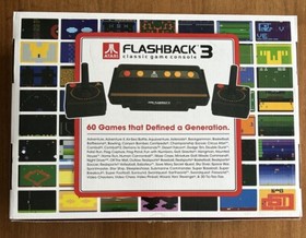 ATARI - FLASHBACK 3 CLASSIC VIDEO GAME CONSOLE WITH 60 GAMES
