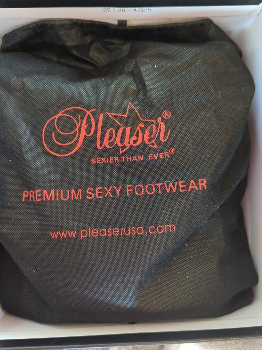 Pleaser Exotic Dancer Adore Clear Silver Glitter Heels Sz 10 | eBay