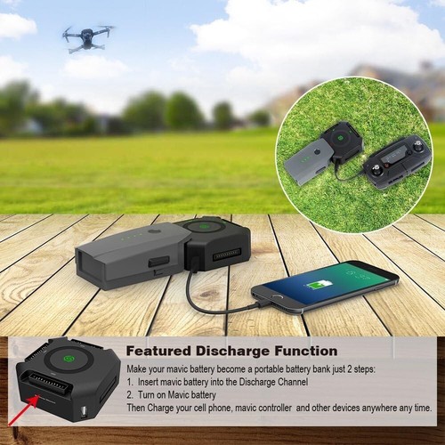 Battery Charger Compatible for Mavic Pro/Platinum, Mavic Pro Charge Hub with ... - Picture 5 of 5