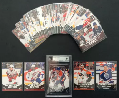 2010-11 Upper Deck Hockey Young Guns Series 1 Set Taylor Hall Beckett 9