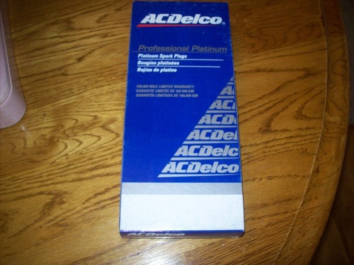  AC DELCO Platinum SPARK PLUGS SET 8 OEM 41-933 - Foto 1 di 2
