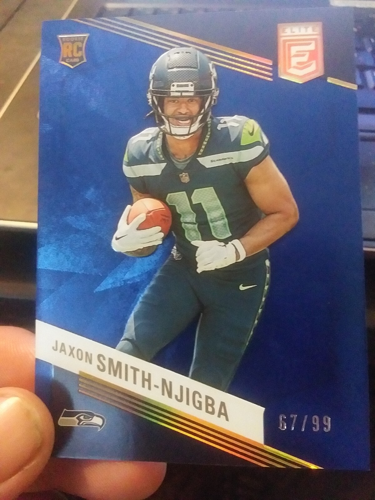 2023 Donruss Elite Jaxon Smith-Njigba RC Blue SP /99 SEAHAWKS