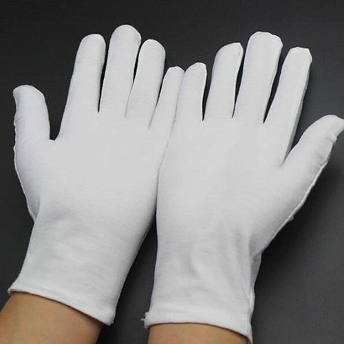 Elastic Cotton Work Gloves Mechanics Farmer Gardening Men Lady Gloves Outdoor - Picture 11 of 15