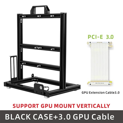 BlockCase Aluminum Open Frame Case Support ATX/M-ATX Mainboard GPU Mount - 第 6/26 張圖片