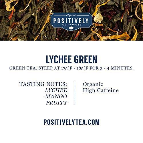 Organic Positively Tea Company, Lychee Green Tea, Loose Leaf, 16 Ounce - Picture 2 of 5