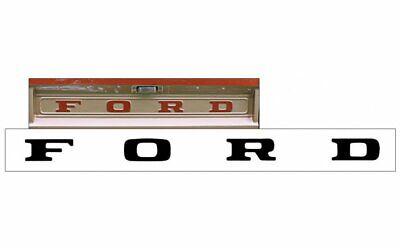 1964-1972 Ford F100 F250 Tailgate Letter Decal Set WHITE TR103-WH