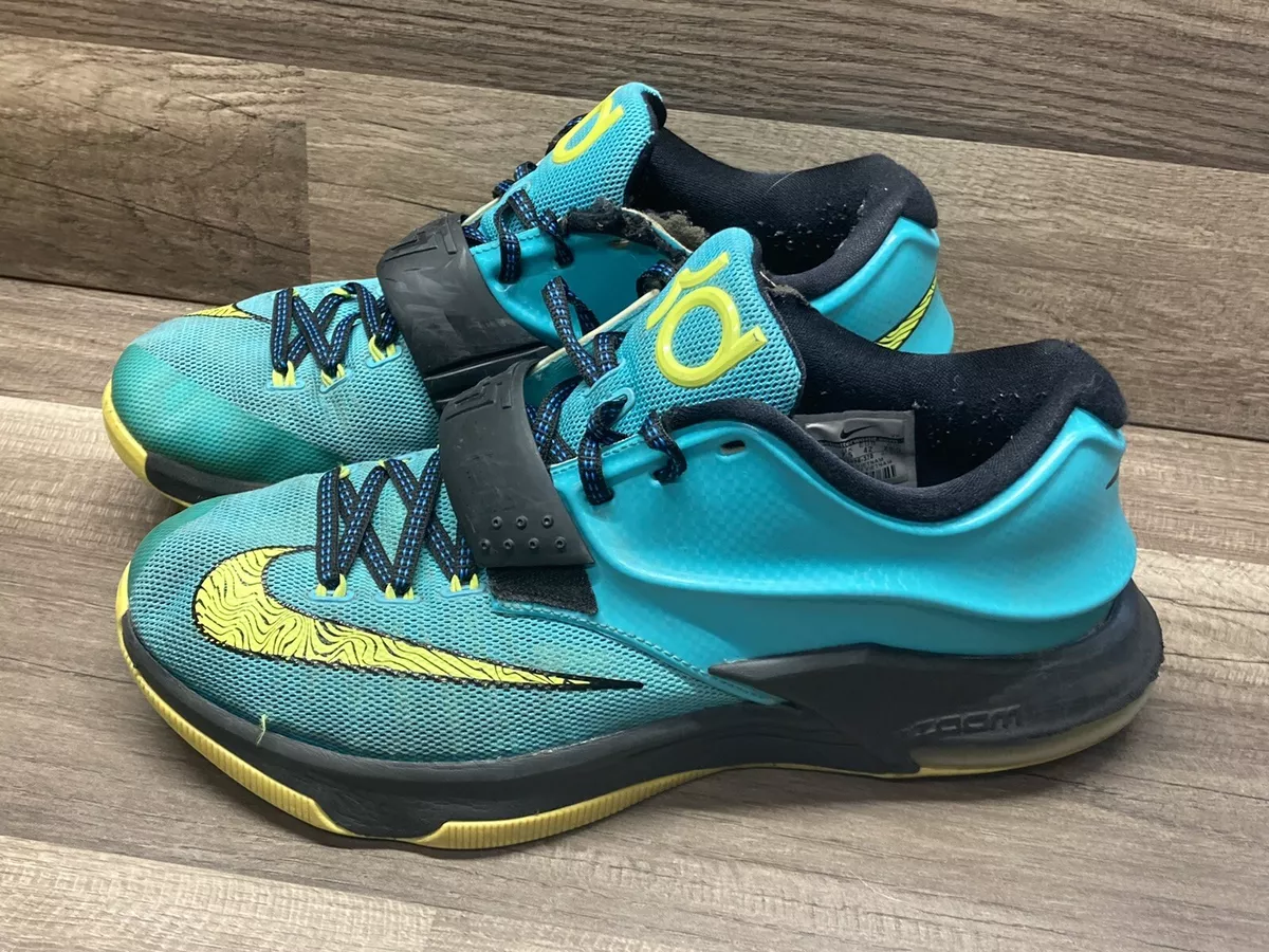 Nike KD VII Hyper Jade Uprising 653996 370 Men Size 8.5 Athletic Sneakers