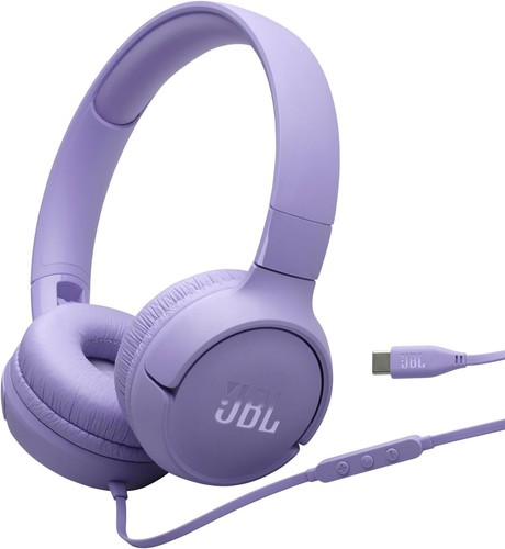 JBL Tune 520C USB-C Comfort Fit Wired On Ear Headphones with Type-C Connection - Picture 11 of 14