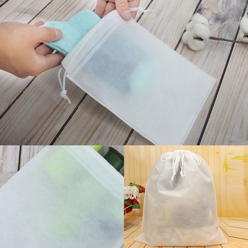 Drawstring Bag Shopping Bag Grocery Cloth Pouch Portable Reusable Folding /n - Picture 10 of 13