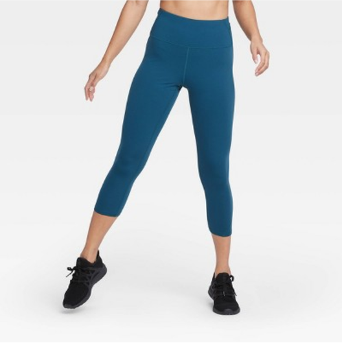 Women's High-Waisted Capri Leggings - All in Motion - Various Selections - C516 - Picture 7 of 8