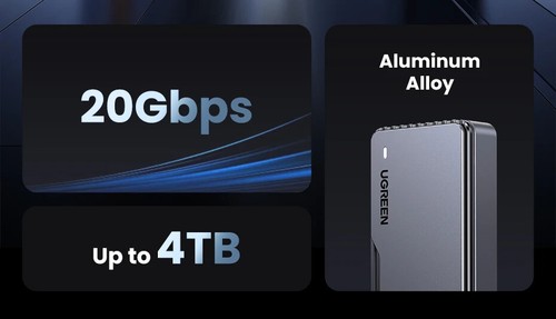 20Gbps SSD Case SSD Enclosure M.2 To USB3.2 Gen2x2 SSD Adapter for M.2 NVME PCIE - Picture 12 of 28