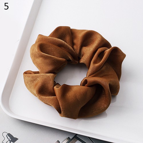 3PCS Elastic Hair Bands Satin Silk Scrunchies Solid Ponytail Hair Ties Rope* ♢ - Bild 81 von 116