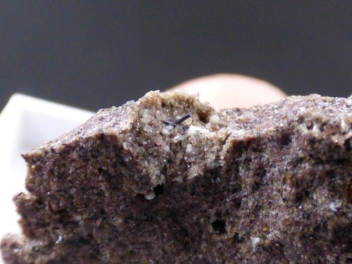 ✅FDMINERALS✅ ARMALCOLITE-PSEUDOBROOKITE, ENSTATITE, TRIDYMITE+ - SPAIN - ER 261 - Picture 13 of 14