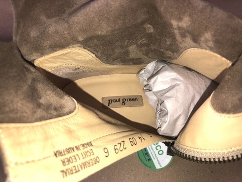 NEW PAUL GREEN Nicole Soft Suede Ankle Bootie/Side Zip US 8.5/UK 6 Antelope $398 - Picture 17 of 20