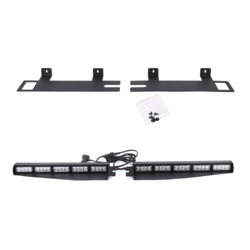 34" 40 LED Emergency Warning Visor Mount Dash Flash Strobe Light Bar Amber White - Bild 5 von 10
