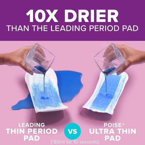 Poise Ultra Thin Incontinence & Postpartum Incontinence Pads, Size 3, 4 & 5 - Picture 23 of 37