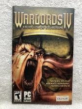 2001 Ubisoft Entertainment Warlords IV 4 PC Game Booklet  Vtg
