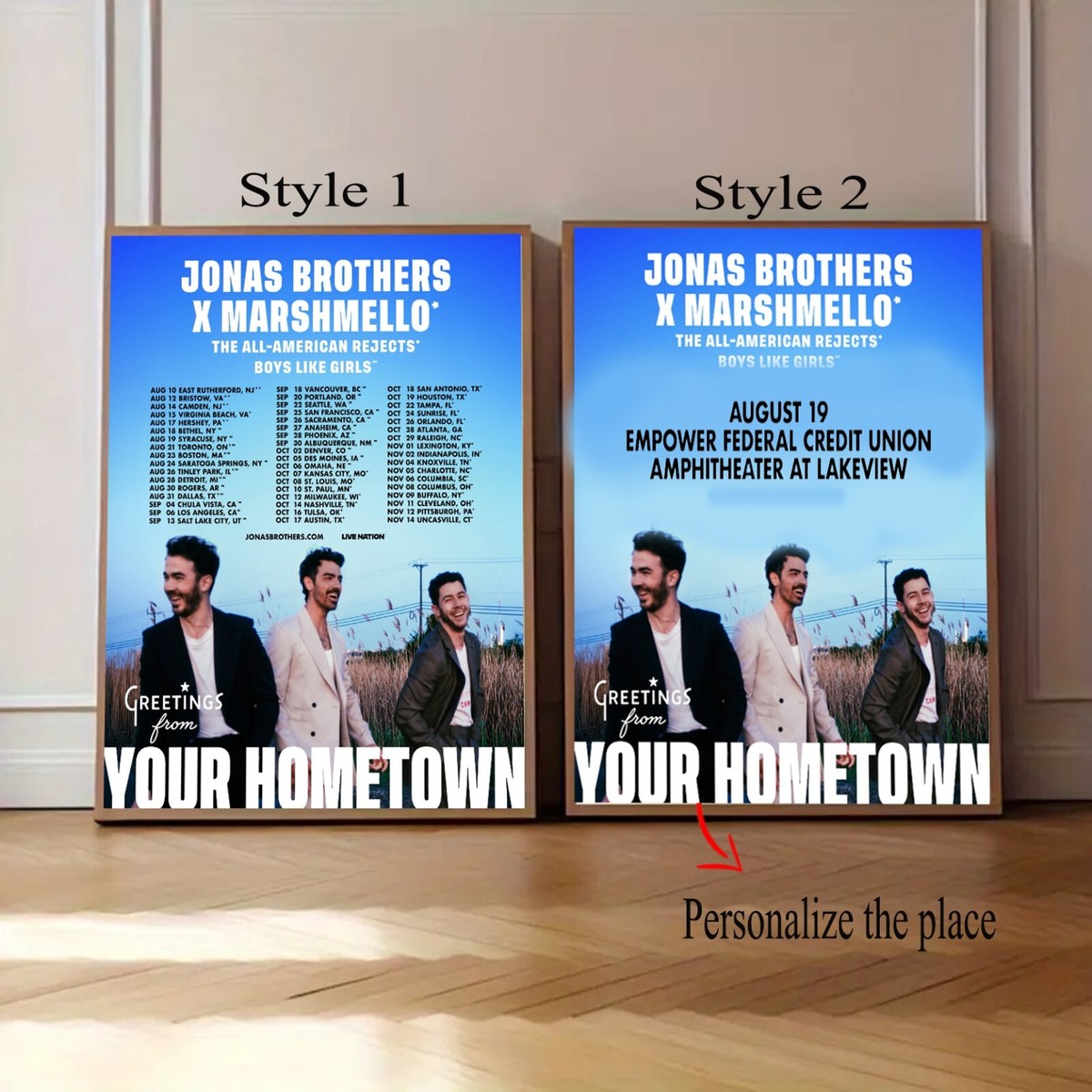 Jonas Brothers Jonas20 Greetings From Your Hometown Tour Dates