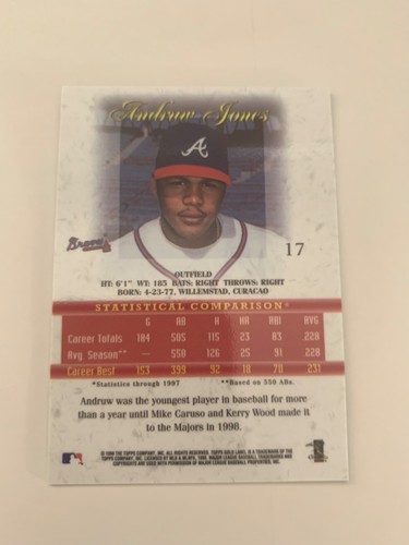 1998 TOPPS BASEBALL GOLD LABEL CLASS 1,2,3 & BLACK LABEL CLASS 1,2,3 YOU PICK - Picture 24 of 200