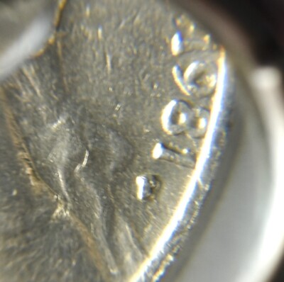 ニッケル 1981 P Nickel Error Mint Mark Rim Multi Errored Die Crack