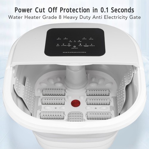 Smart Foldable Foot Soak Tub With Remote Control For Home Office Travel - Picture 9 of 24