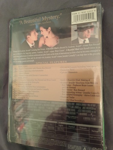 A BEAUTIFUL MIND TWO-DISC AWARDS EDITION WIDESCREEN - Picture 2 of 2