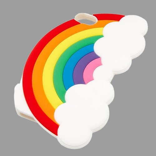 Claire's Rainbow & Clouds Silicone Phone Case for iPhone 6 / 7 / 8 SE