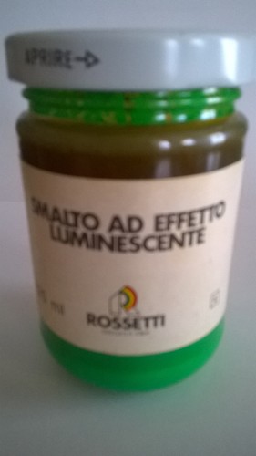 smalto luminescente fluorescente fosforescente 125 ml rossetti per legno e ferro - Foto 4 di 4