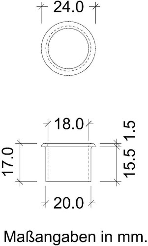 Kabeldurchführung Schreibtisch Kabeldurchlass VOID Kabeldose Messing Brüniert - Bild 7 von 13