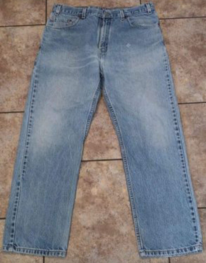 93年 Levi's 505 made in USA 1993 Levi's USA 505 Tag 34x34 Actual 32x33 — Jean Genie