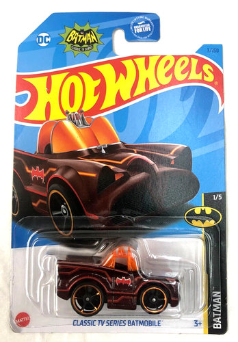 Hotwheels TV Series Batmobile Batman Cars DC Comics Toys #3/250 #1/5 - Bild 1 von 4