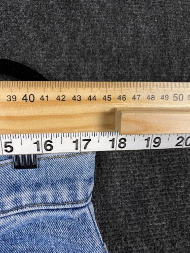 Calvin Klein Mens 36 Straight Jeans Faded Blue Denim Mid Rise Zip Fly Hemmed - Picture 5 of 15