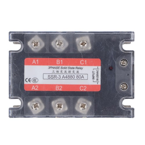 3 Phase Solid State Relay 600VAC Bidirectional SCR AC To AC SSR Module 480V 80A - Picture 7 of 23