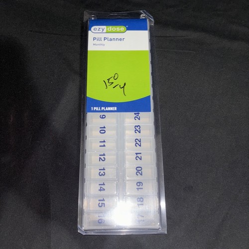 Ezy Dose Monthly Pill Organizer and Planner - Picture 2 of 24