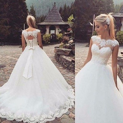 white and ivory dress