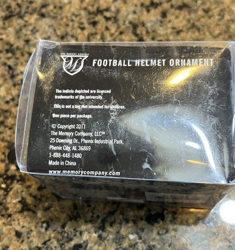 Mini casco de fútbol americano de la Universidad Estatal de Louisiana adorno de Navidad LSU Tigres - Imagen 9 de 9