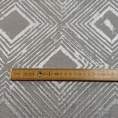 Enigma Deko Stoff sterlinggrau seidig Jacquard Vorhang Blindpolsterung - Bild 3 von 5