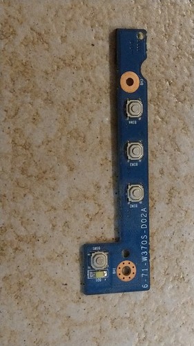 XMG CLEVO Schenker W370 W350 ZÜNDKARTE POWER ON 6-71-W370S-D02A - Bild 2 von 3