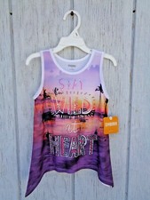 NEW Gymboree T-shirt Tank Shirt Stay Wild at Heart SZ 4T Vacation
