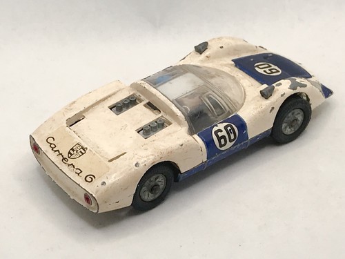 GIOCATTOLI CORGI ORIGINALI MOLTO RARI #330 PORSCHE CARRERA 6 ESPORTAZIONE PRESSOFUSO 1967 - Foto 3 di 5