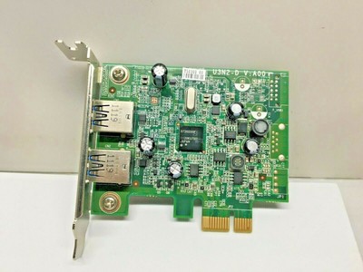 Lot of 5 Dell 2 Ports USB 3.0 Expansion Card Low Profile PCIe x1 FWGJ8 0FWGJ8